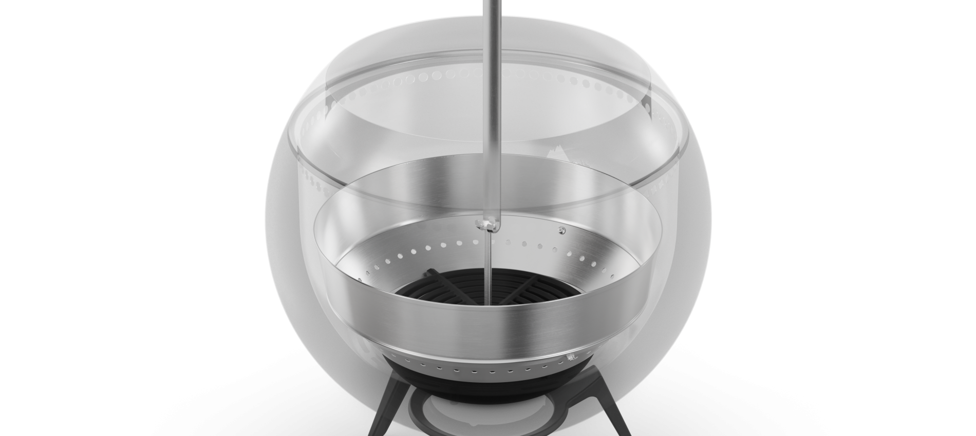 MOON 45 Plancha-Grillset hoch